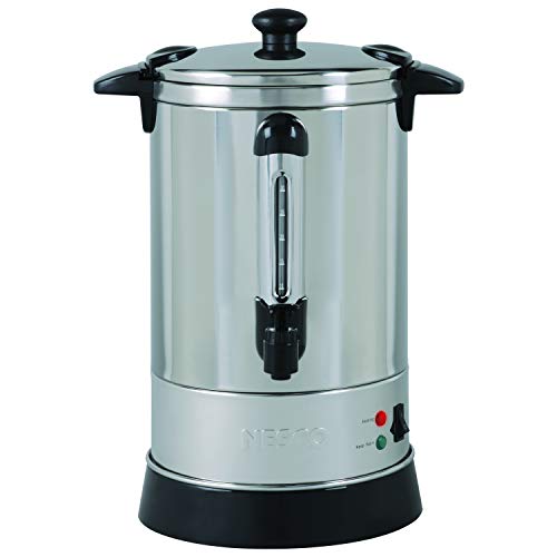 NESCO 30-Cup Stainless Steel Coffee Urn - Professional Hot Coffee Dispenser