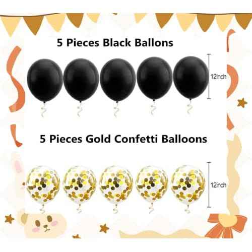 Welcome Home Decorations Glitter Welcome Home Banners Balloons Set Party Pennant Bunting Garland for New Home Family Birthday Christmas Wedding Boy Girl Baby Shower Hanging String Flag Black Golden