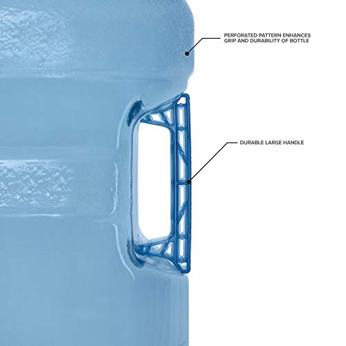 Geo Sports BPA-Free 5 Gallon Plastic Water Bottle with Crown Cap & Handle