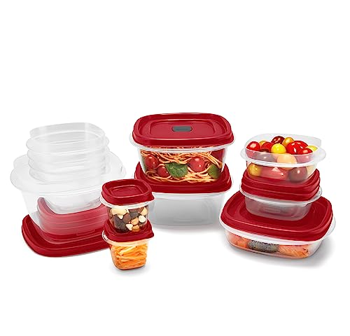 Assorted Food Storage Container Set - 24 Pieces, Kitchen Organization