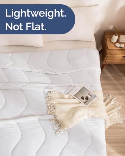 CGK Unlimited Cooling Comforter King White 104x90 Summer Bed Blanket