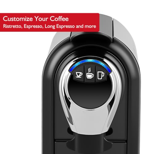 CUSIMAX Black Single Serve Coffee Machine for Nespresso Capsules
