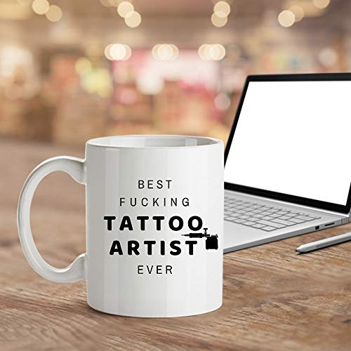 Funny Tattoo Artist Coffee Mug - Unique Sarcastic Gift for Men & Co-Workers