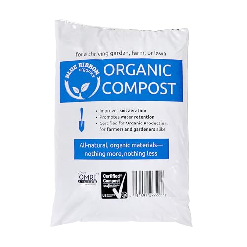 Organic Compost Bag - 7.9 Gallons, 32-35 Pounds - OMRI Certified Soil Fertilizer