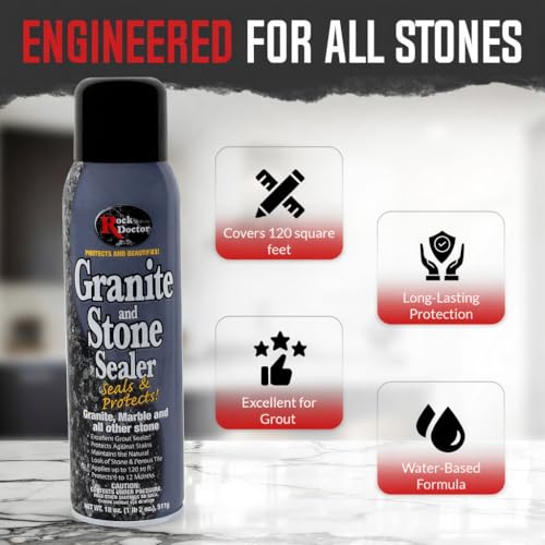 Stone Care Kit for Granite & Quartz - Clean, Seal & Polish 3-Piece Set