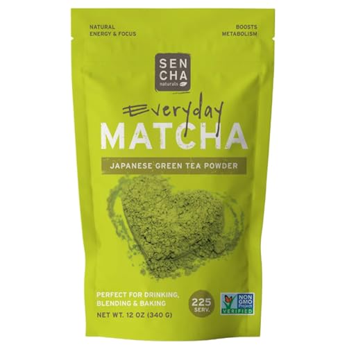 Organic Matcha Green Tea Powder - Rich Antioxidants for Lattes, Smoothies & Baking - 12oz