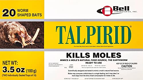 Talpirid Mole Bait Worms - Natural Earthworm Mimic for Effective Mole Control