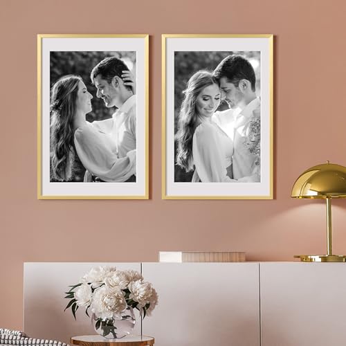 Upsimples Gold 24x36 Poster Frame Wall Decor Picture Frame, 1 Pack