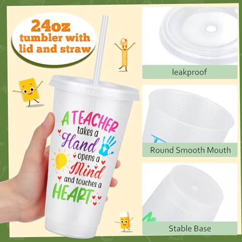 Teacher Appreciation Gifts Bulk Set with Tumblers, Notebooks & Accessories - Funnymoom Teacher Thanks