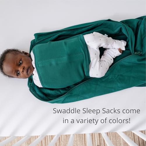Dreamland Baby Forest Sleep Sack Swaddle - Ultra-Soft Bamboo Viscose, 0-6 Months