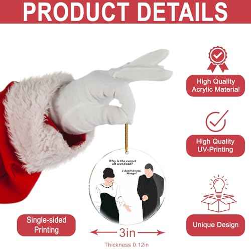 Why is The Carpet All Wet Todd I Don't Know Margo - Christmas Vacation Decorations - Christmas Ornaments - Christmas Decorations Gag Gifts - Naughty White Elephant Gifts