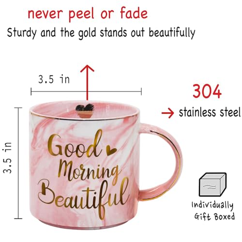 Good Morning Beautiful Mug Gifts for Husband Wife, Wedding Gift