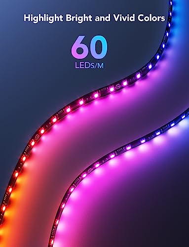 Govee RGBIC Gaming Monitor Backlight Strip 5.9ft for 27-34 Inch PCs - Vibramatch Tech