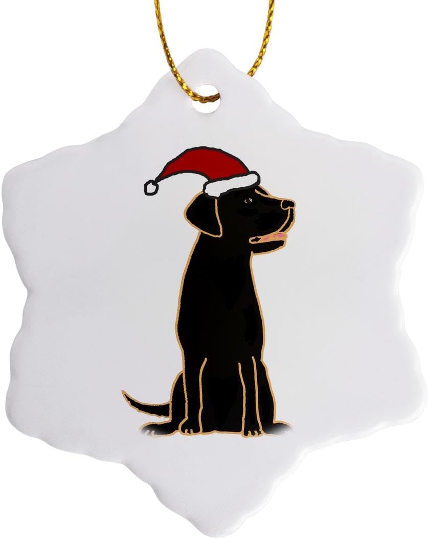 Snowflake Ornament - 3DRose Unique Holiday Decoration, Perfect Gift