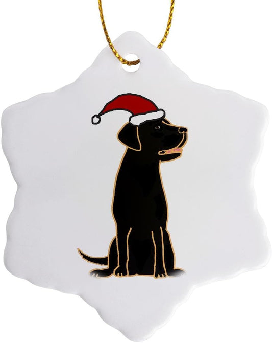 Snowflake Ornament - 3DRose Unique Holiday Decoration, Perfect Gift