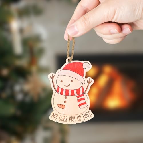 Funny Snowman Ornaments (2Pcs) Hilarious Christmas Tree Decoration