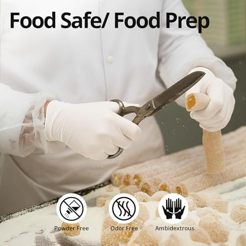 SwiftGrip Small Nitrile Exam Gloves Case of 1000, Powder-Free, Latex-Free, Food Safe