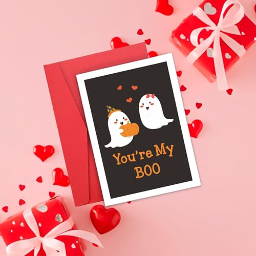 Boo Basket Stuffers for Women Men Halloween Gifts Husband Boyfriend Gifts from Girlfriend Wife Boo Basket Stuffer for Her Spooky Basket Stuffers Halloween Decor Boo Card Birthday Christmas Summerween Decorations