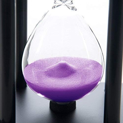 60-Minute Wood Sand Timer Hourglass | Bellaware White Decorative Timer
