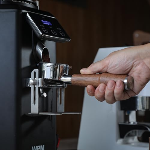KNODOS Walnut 58mm Bottomless Portafilter for E61 Espresso Machines