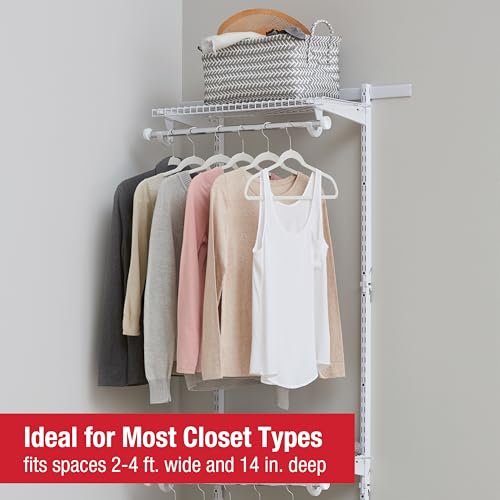 Rubbermaid Configurations Custom Closet Kit - White / 2-4 Feet