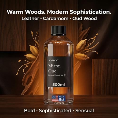 Scentia Miami One Diffuser Oil 16.9 Fl Oz | Hotel-Inspired Scent for HVAC & Commercial Use