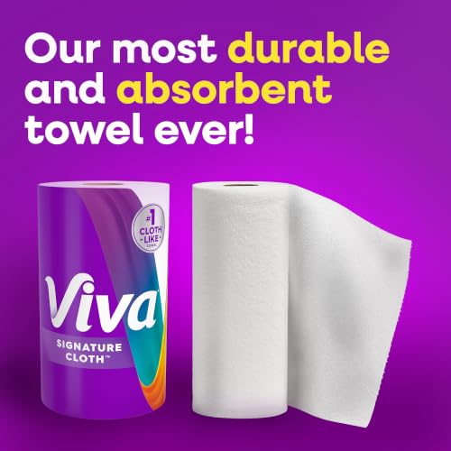 Viva Signature Cloth Paper Towels Pack of 16 - 141 Sheets per Roll, Family Triple