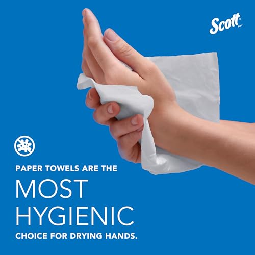 Scott Professional Hard Roll Paper Towels - 800 Feet x 6 Rolls, Recycled, Absorbent