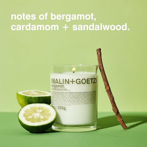 Scented Candle - Bergamot - Hand-Poured Soy Wax with Unique Fragrance Blends