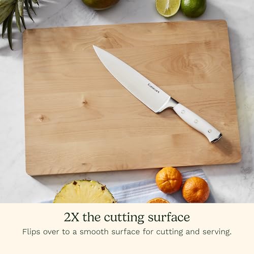 Cuisinart 17-inch Maple Wood Reversible Cutting & Serving Board CWB-17M