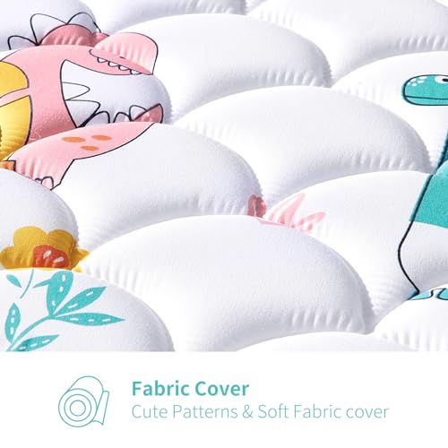 Letmxiu 5-Inch Hypoallergenic Crib & Toddler Mattress - Dinosaur Party Variant
