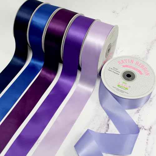 Creative Ideas Satin Single Face 1.5" Inch Ribbon x 50 Yards,for Gift Wrapping Crafts Wedding Decoration Bows Bouquet Floral Arrangement