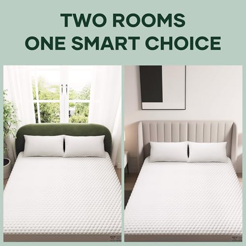 OhGeni Waterproof Twin Mattress Protector 2-Pack with Deep Pockets, White