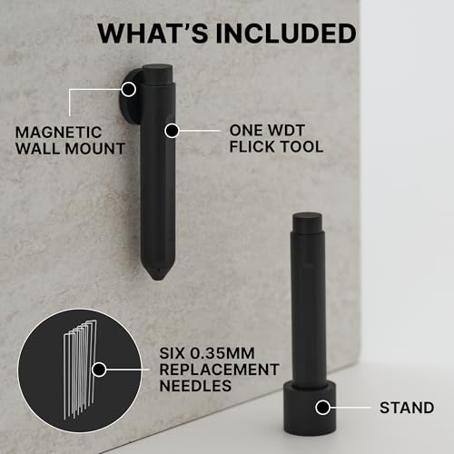 Subminimal Flick WDT Espresso Distribution Tool - Black Retractable Needle Tamper