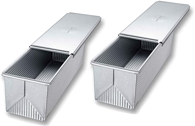 USA Pan Pullman Loaf Pan, 9 x 4 4, Aluminized Steel
