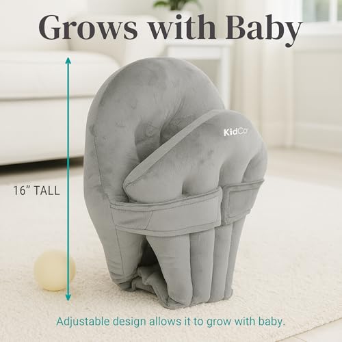KidCo HuggaPod Gray Portable Baby Seated Support for Infants & Jumpers