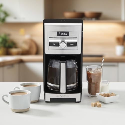 Cuisinart 12-Cup Glass Carafe Automatic Coffee Maker with Programmable Brew