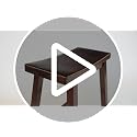 Foldable Snack Tables Set of 2 - Walnut Finish, 26 Inch Space-Saving Design