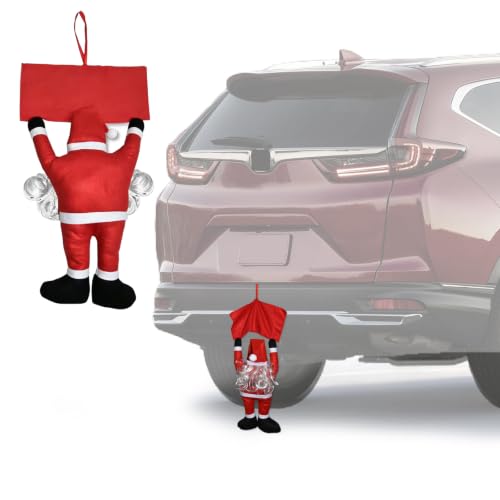 Hanging Santa Claus Car Christmas Decoration - Festive Rear Trunk Decor