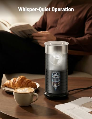 PARIS RHÔNE Jet Waterproof Milk Frother & Steamer 4-in-1 Hot Cold Foam Maker