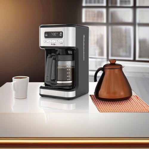 Mr. Coffee 14-Cup Programmable Coffee Maker with Stainless Steel Finish