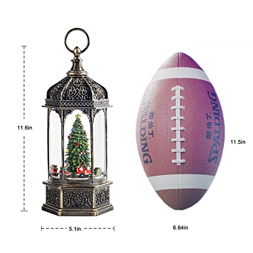 Large Snow Globes,Christmas Globes Lantern, Train Battery-Powered