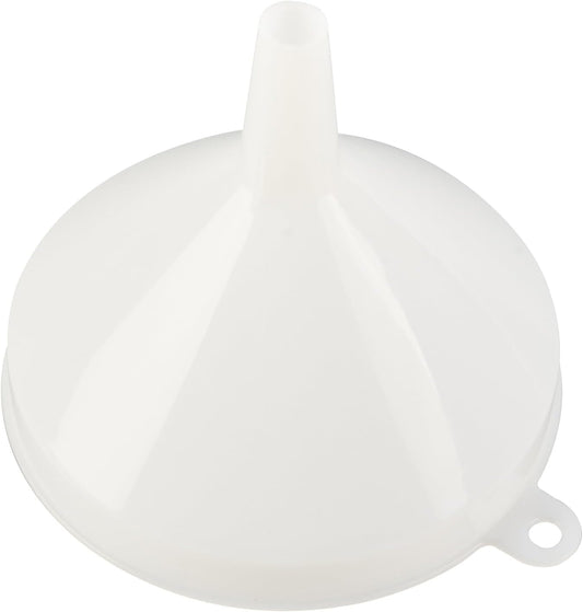 Restaurantware Met Lux 16-Ounce Plastic Funnel - Precise Spout for Easy Ingredient Transfer | White