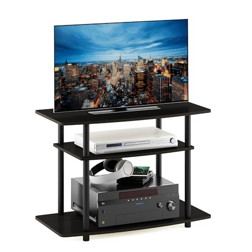 Furinno Turn-N-Tube No Tools 3-Tier Entertainment Center TV Stand for