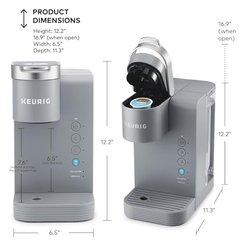 Keurig Iced & Hot Coffee Maker with 3 Cup Sizes, Removable Reservoir