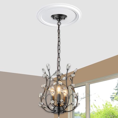 16-Inch White Ceiling Medallion for Light Fixtures and Ceiling Fans - EIFHYT