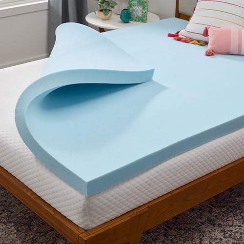 Full Size 3 Inch Gel Infused Memory Foam Mattress Topper - Plush, Cooling & Pressure Relief