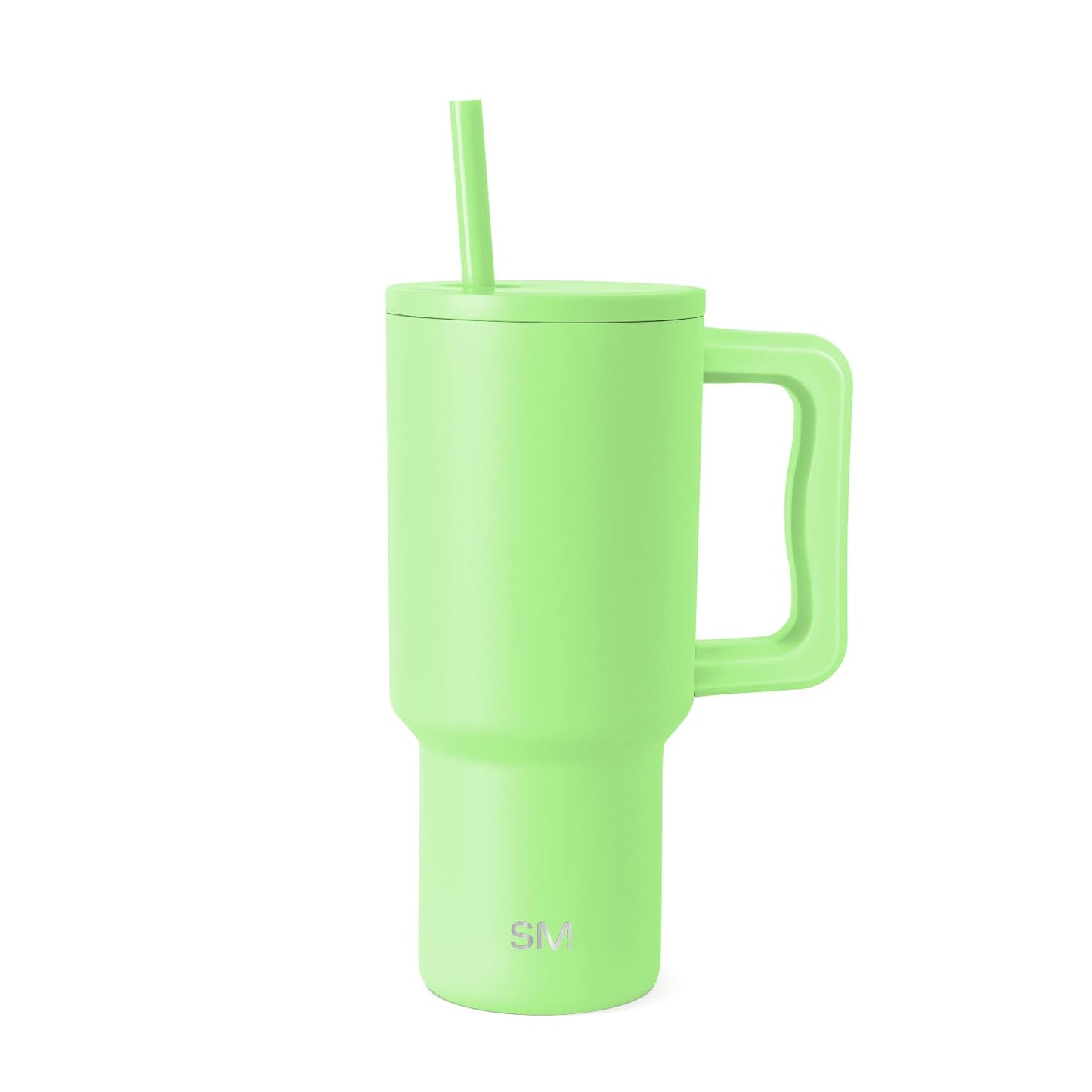 Simple Modern 30 oz Trek Tumbler with Handle and Straw Lid | Cup Holder Friendly Insulated Stainless Steel Travel Mug | Baja