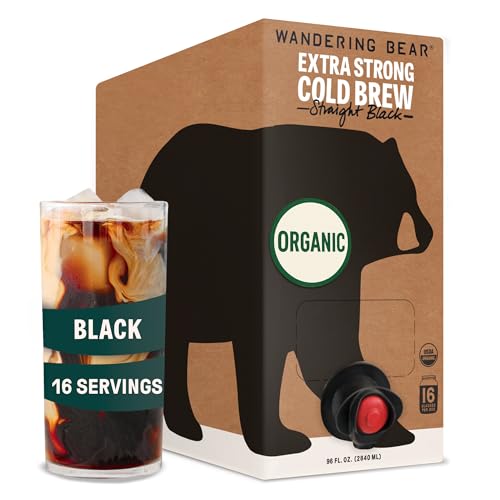Organic Cold Brew Coffee on Tap - Original Black 96 Fl Oz Pack