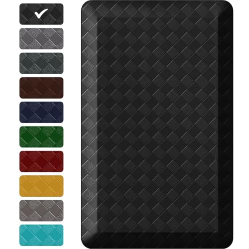 Kitchen Anti-Fatigue Mat 1 Inch Thick Non-Slip Support for Cooking & Work - Black 32 x 20 Variation of THIS listing